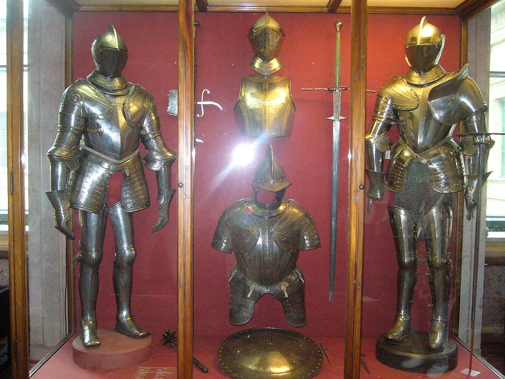 Armors in the Knight's Hall of the Hermitage