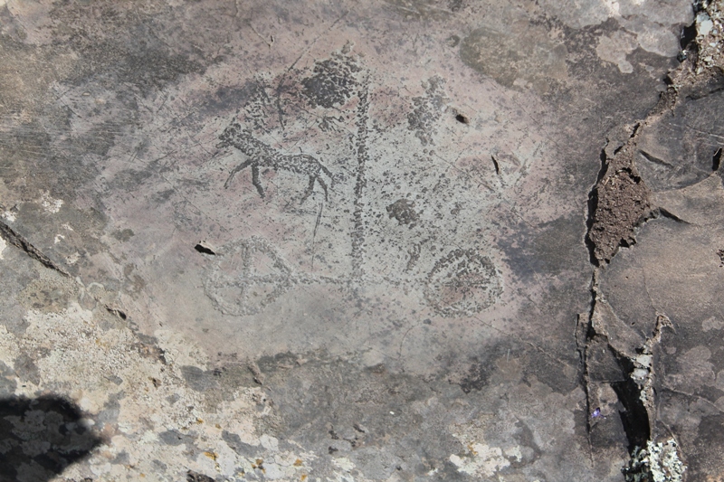 Petroglyphs of Kalbak-Tash