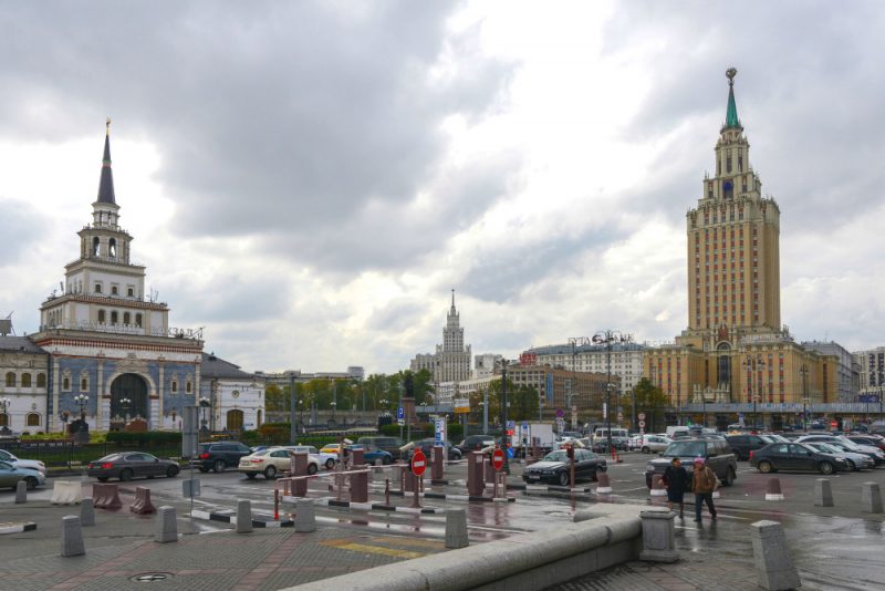 Examples of Stalinist architecture in Moscow