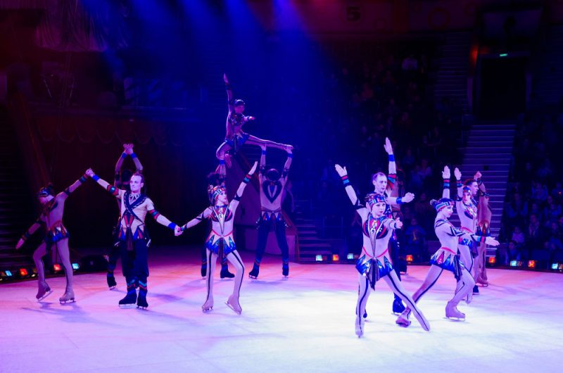 Moscow circus on ice