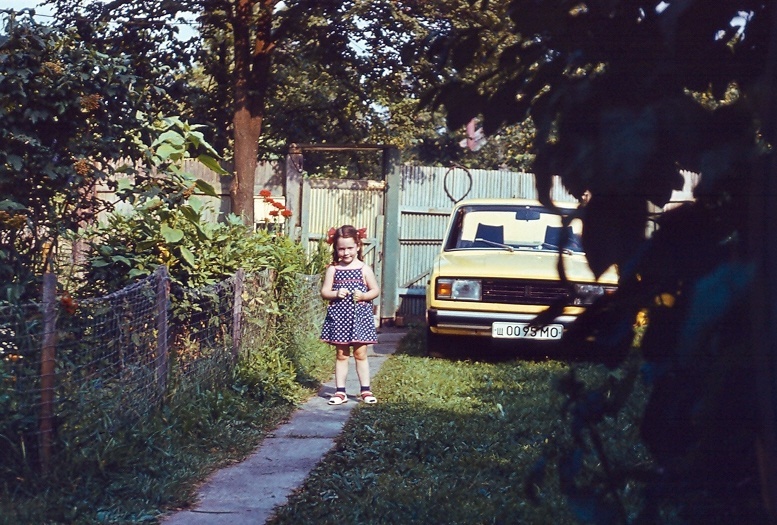 Girl at the dacha, 1983
