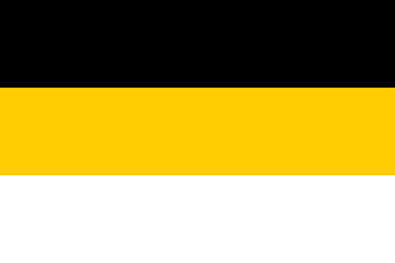 Black-Yellow-White flag of Russian Empire